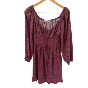 Cottagecore Womens Dress Large Milkmaid Empire Waist Coquette Romantic City Love